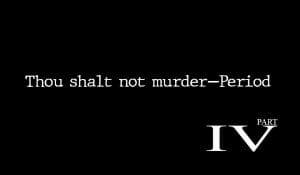 The Sixth Commandment