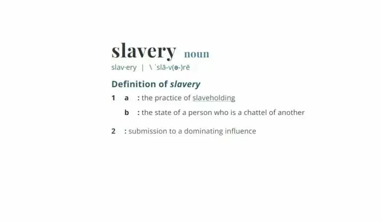 Slavery – Part 1
