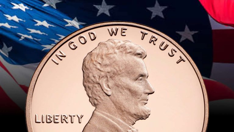 In God We Trust US Penny